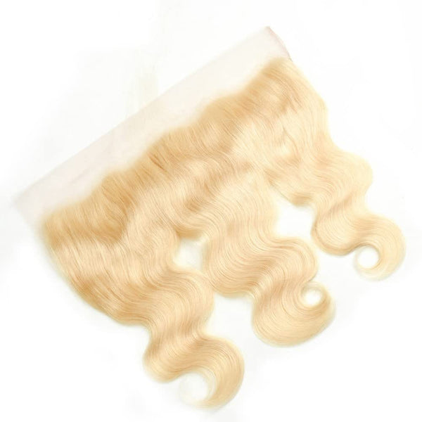 613 Blonde bossy wave Frontal - Bossette Hair